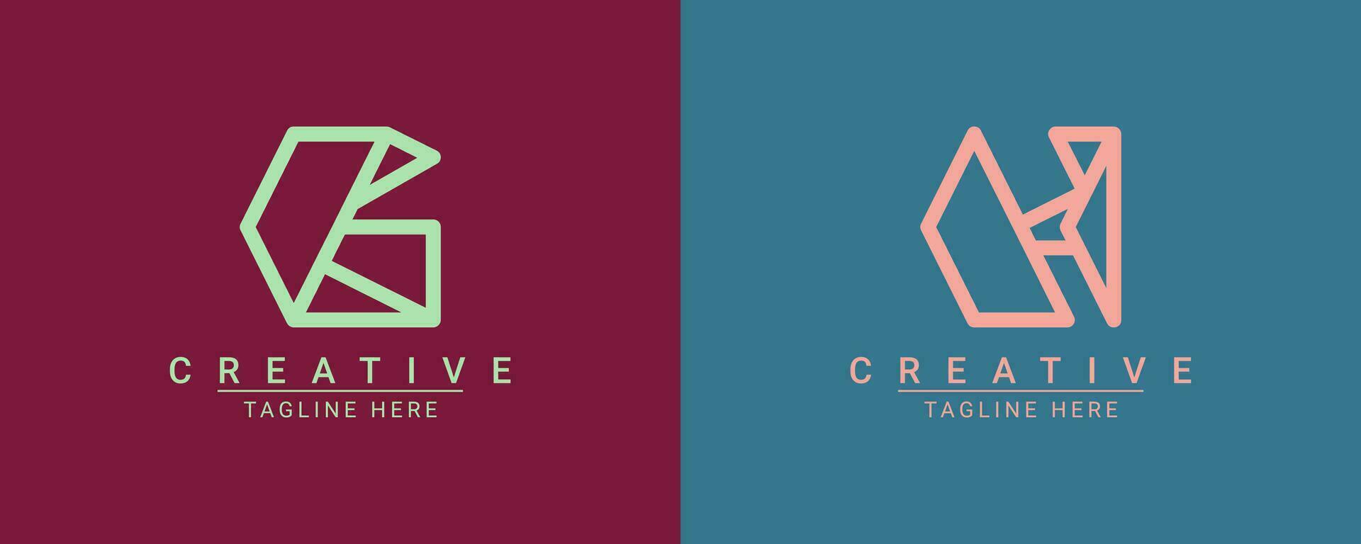 moderno criativo minimalista logotipo Projeto. vetor