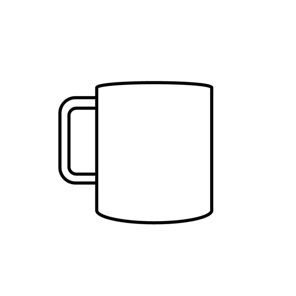 café copo ícone vetor. chá copo ilustração placa. mocha símbolo. chá logotipo. quente beber marca. vetor