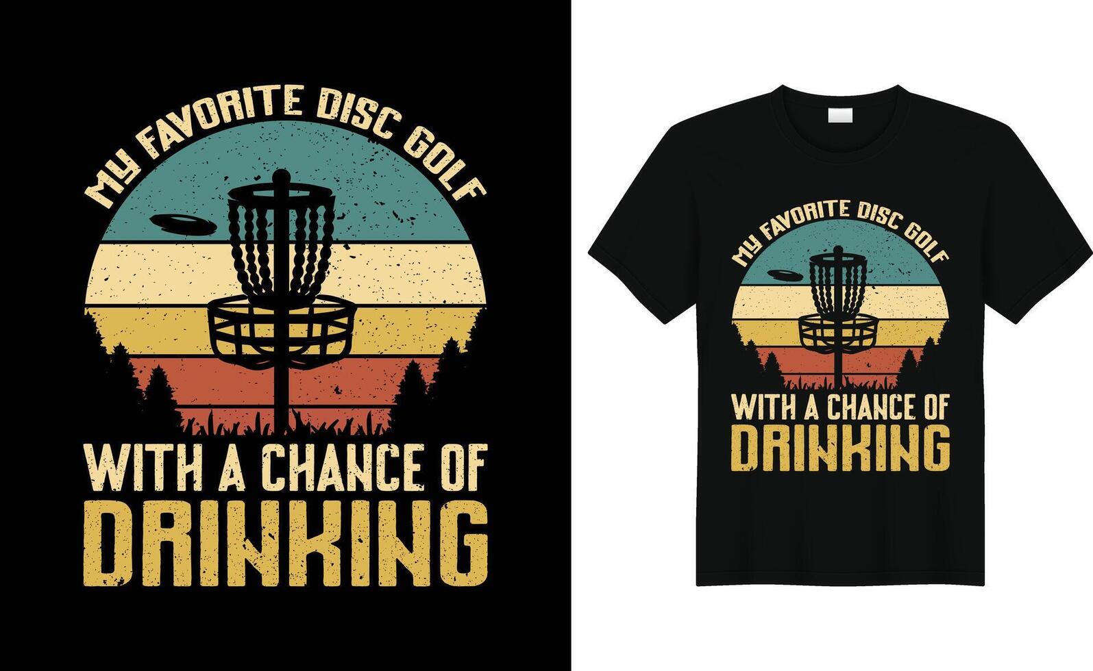 disco golfe vetor camiseta poster caneca Projeto vetor