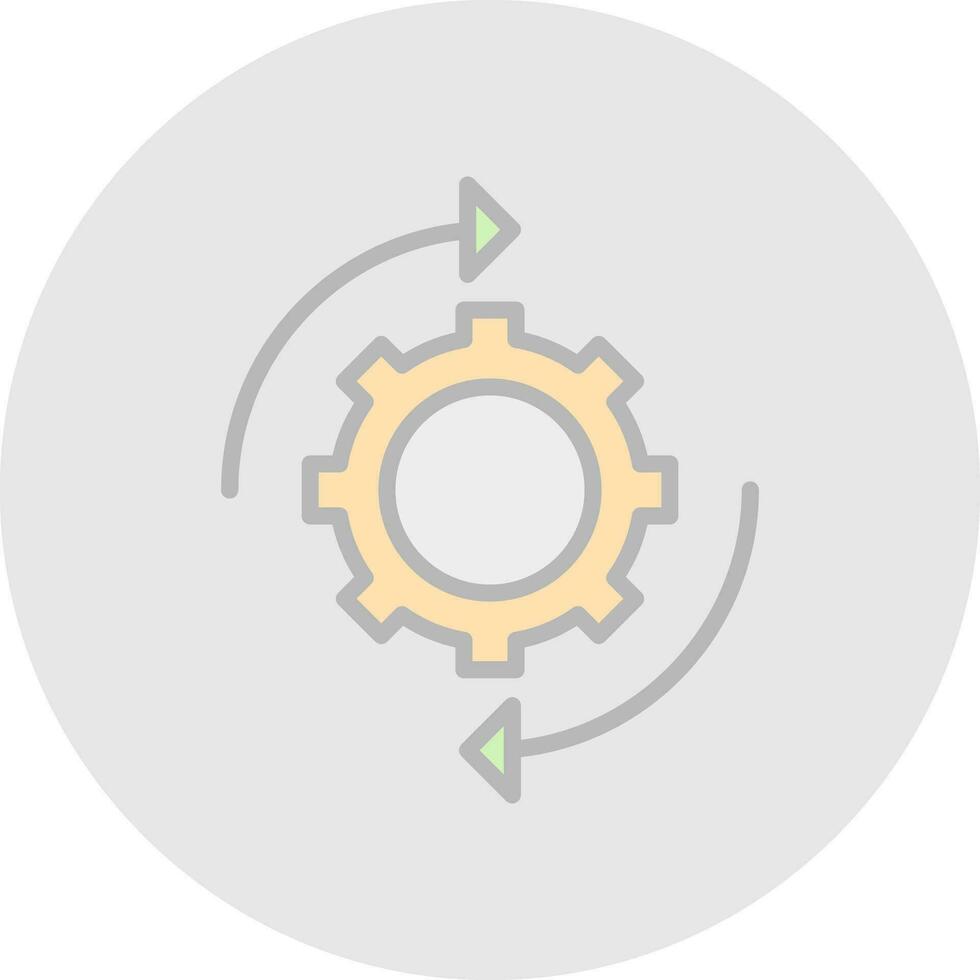 design de ícone de vetor de fluxo de trabalho