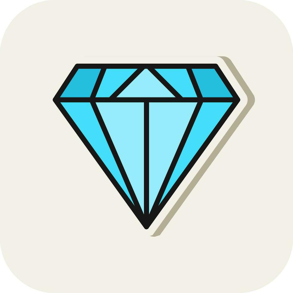 design de ícone de vetor de diamante
