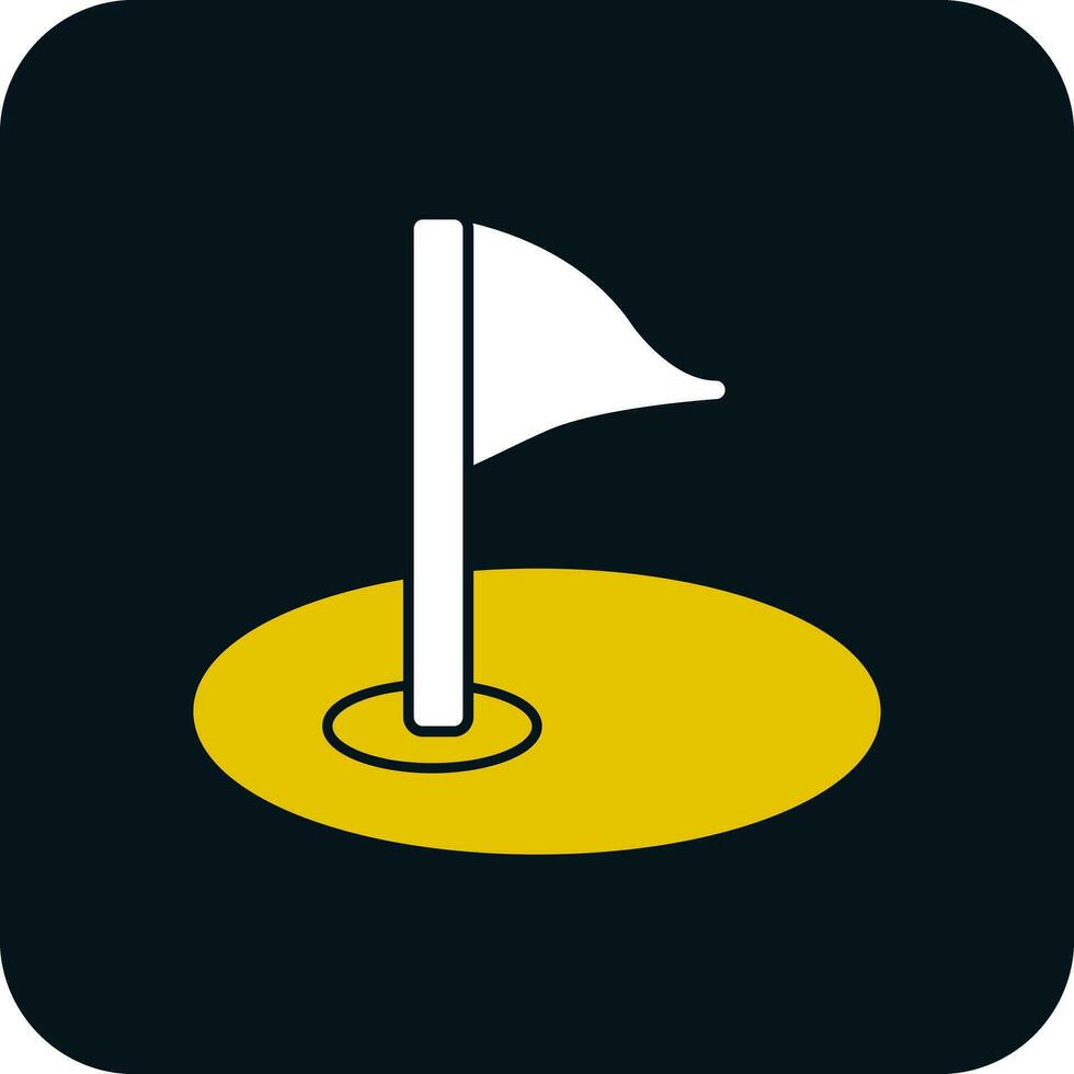 golfe curso vetor ícone Projeto