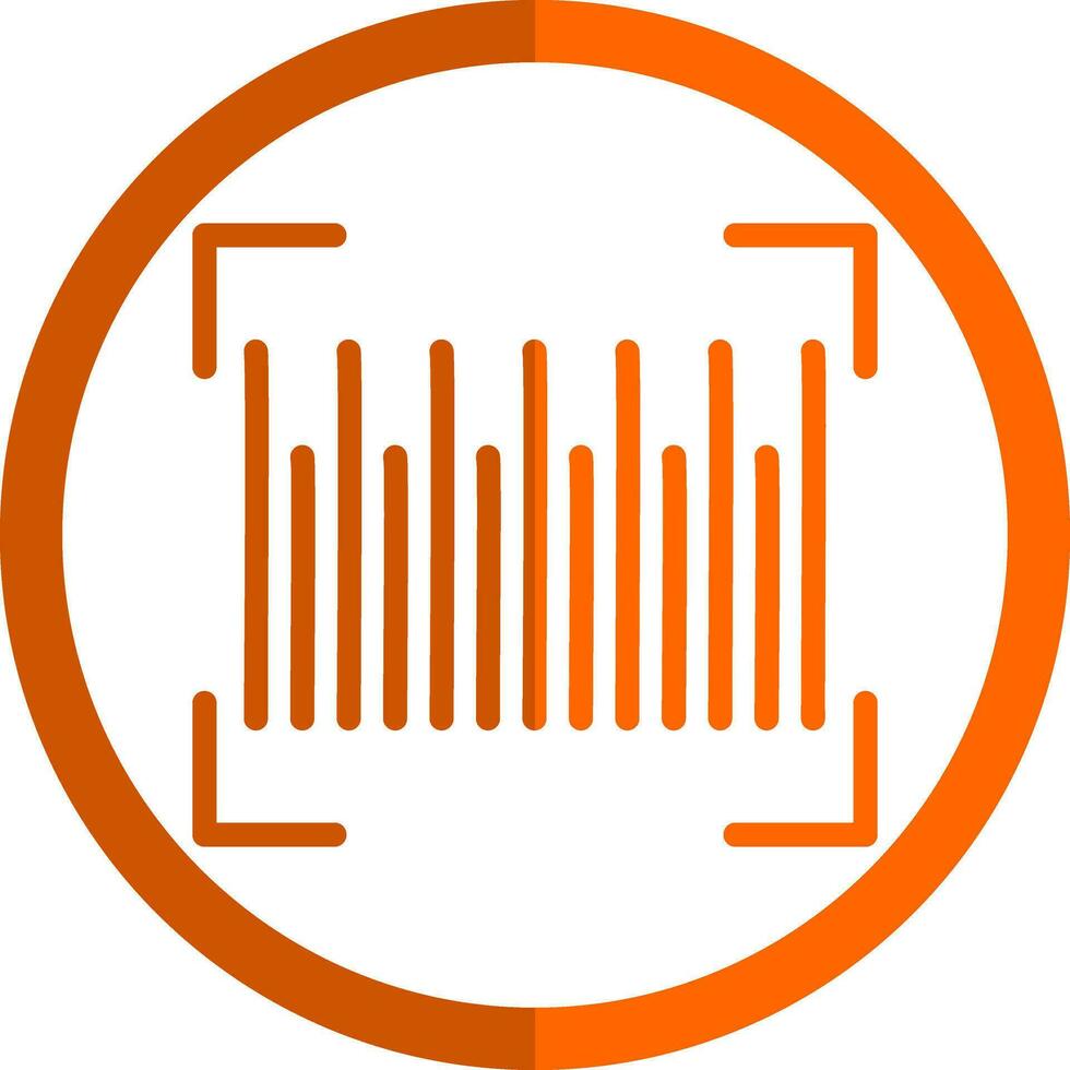 design de ícone de vetor de código de barras