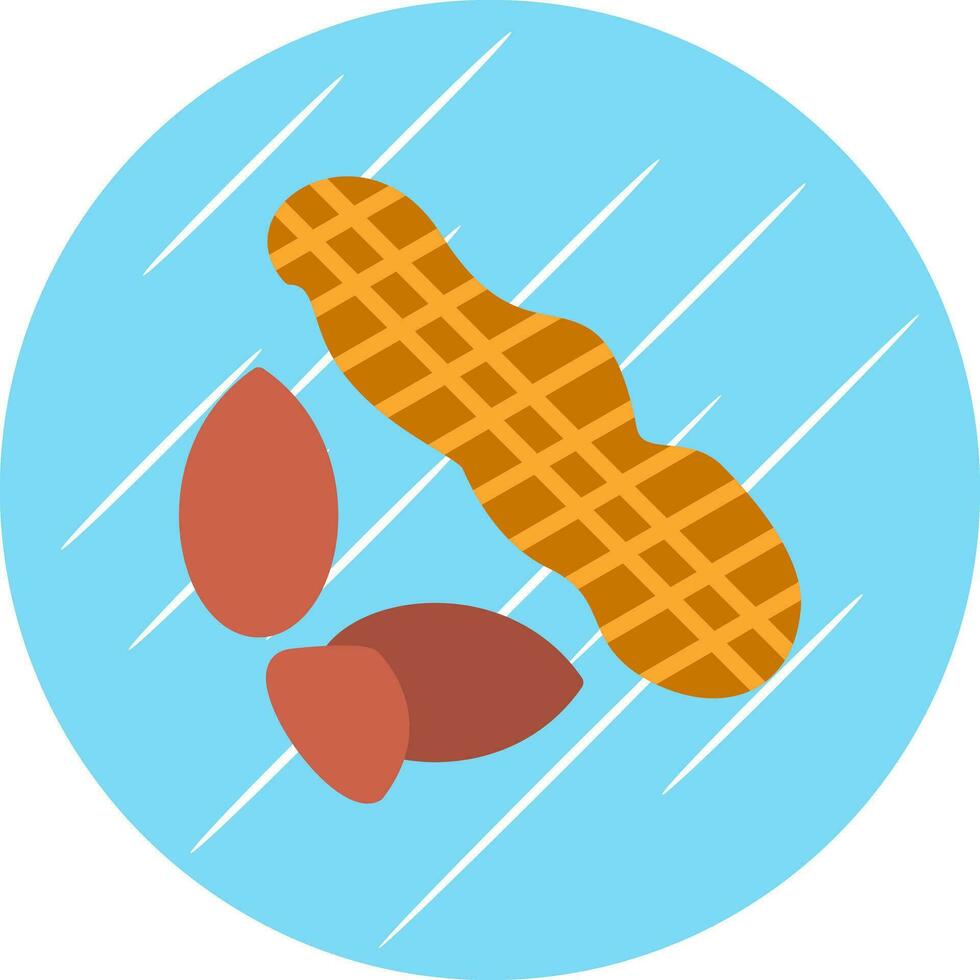 design de ícone de vetor de amendoim