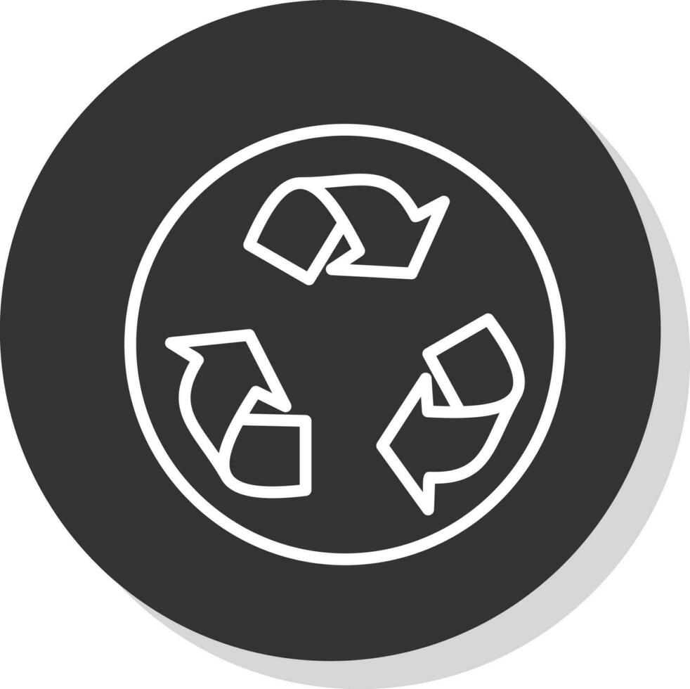 reciclar o design do ícone do vetor