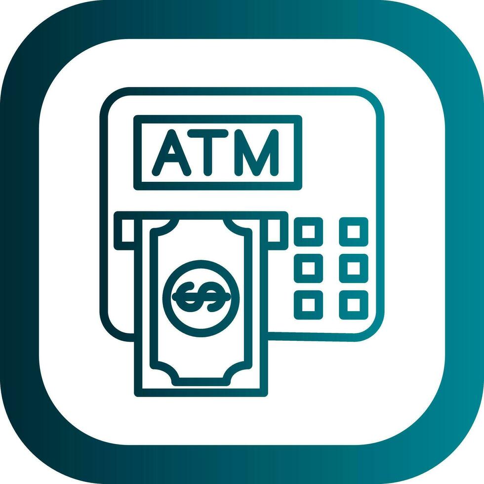 design de ícone de vetor atm