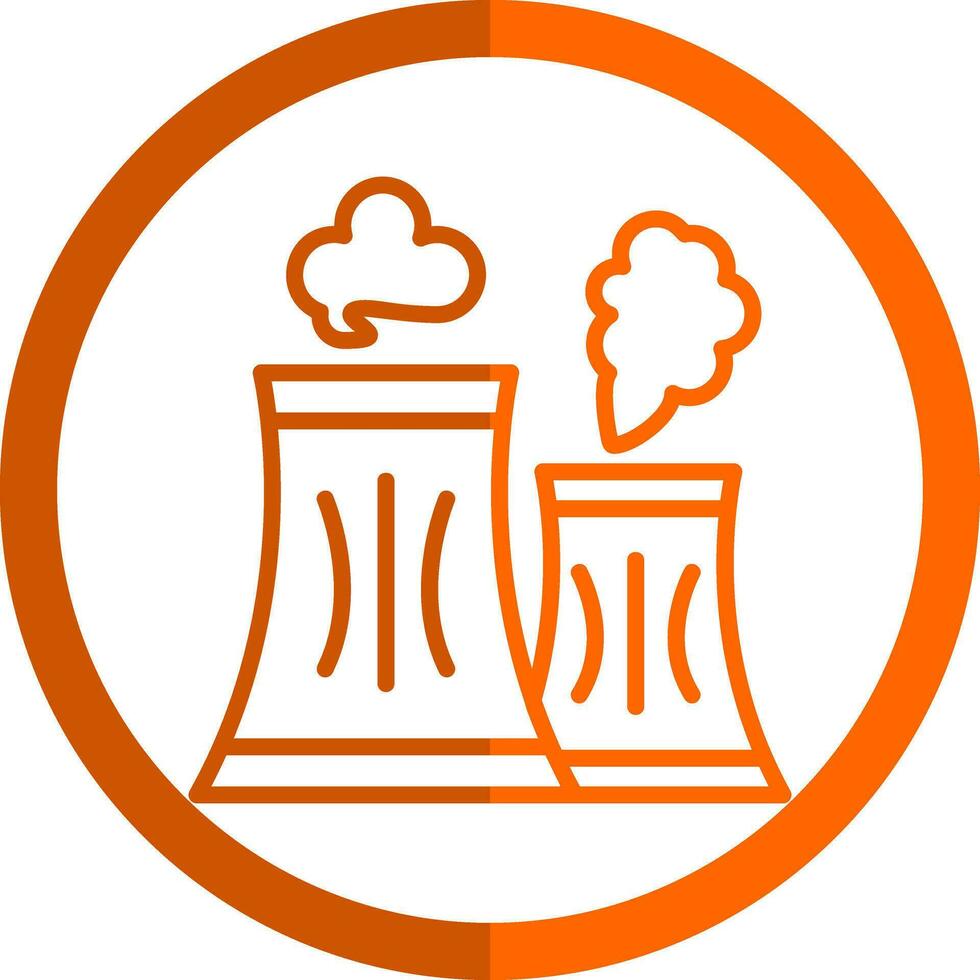 design de ícone vetorial de poluição do ar vetor