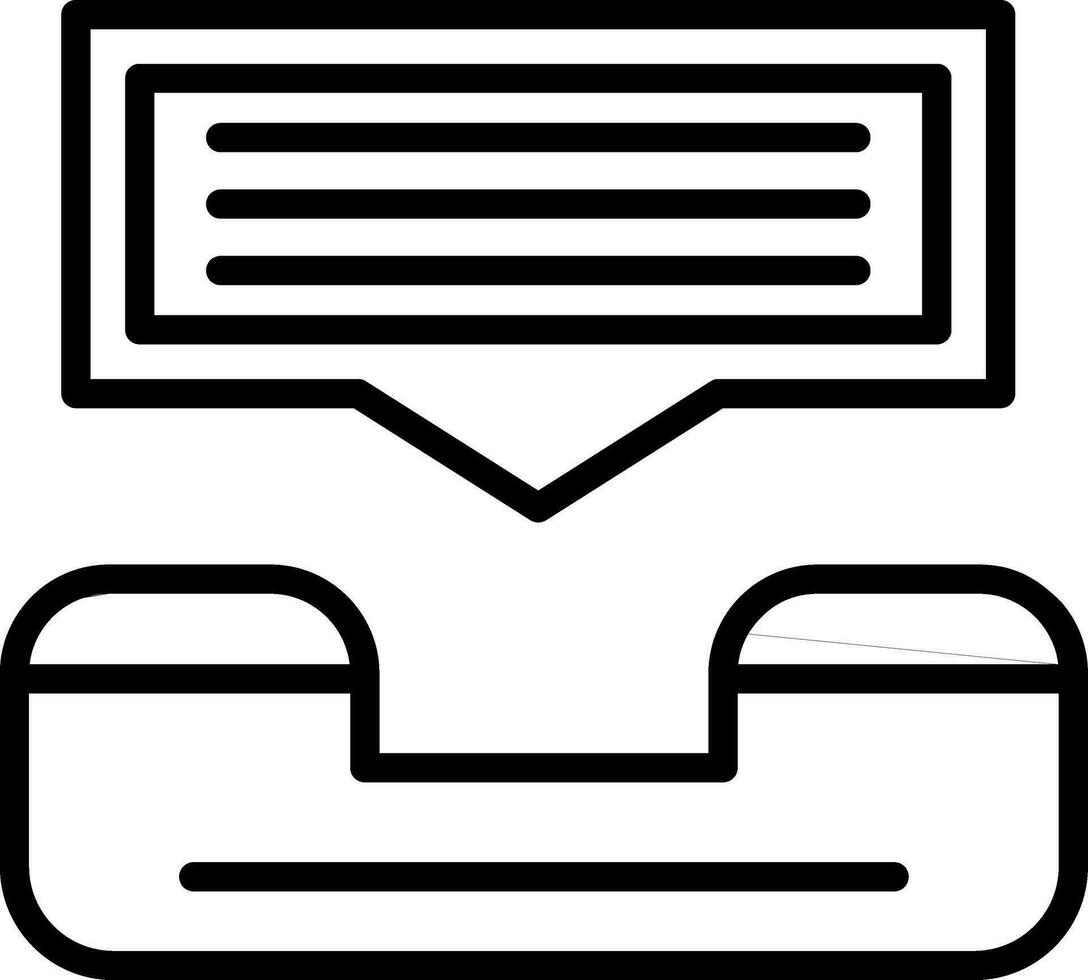 design de ícone de vetor de linha de ajuda