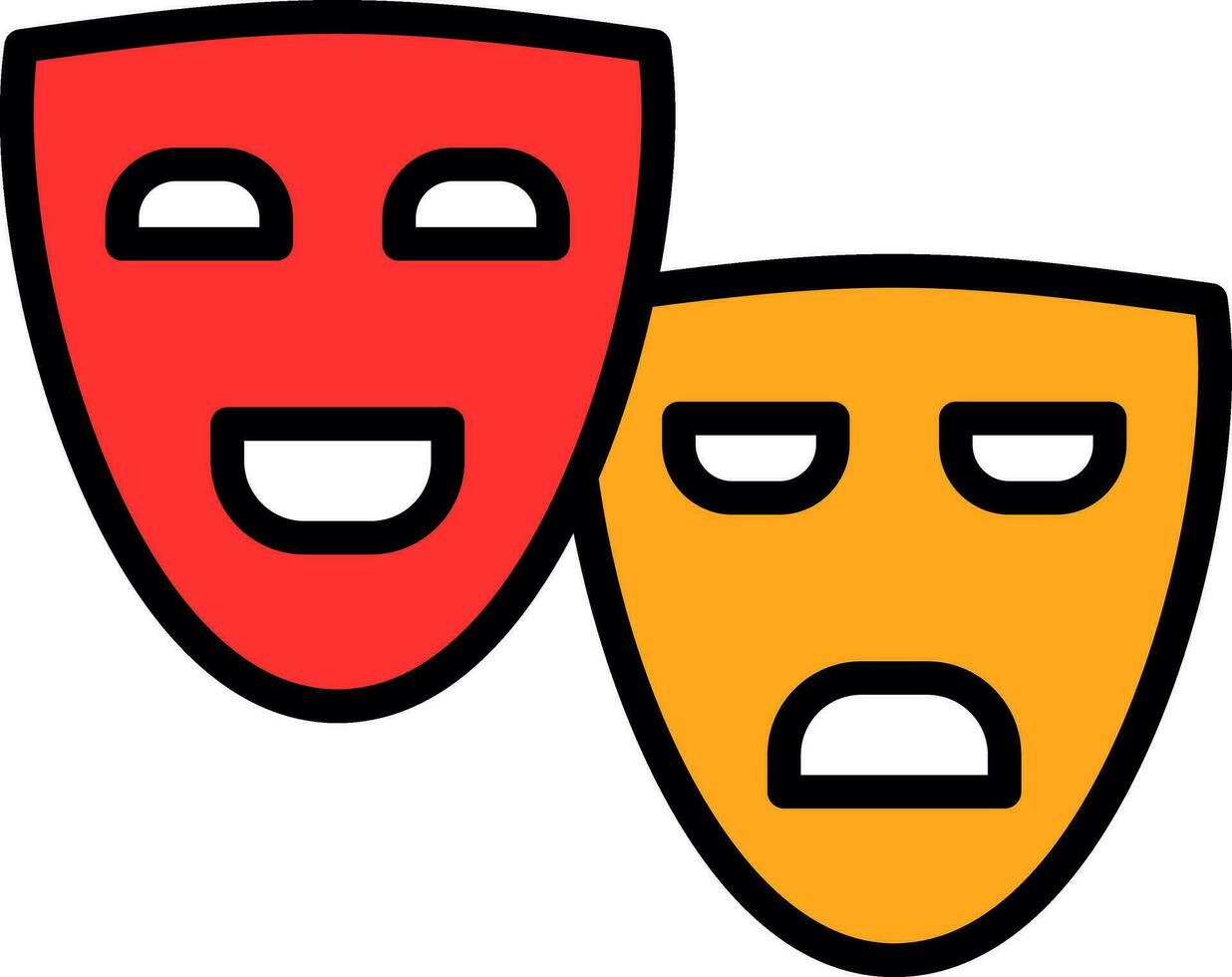 design de ícone de vetor de máscara