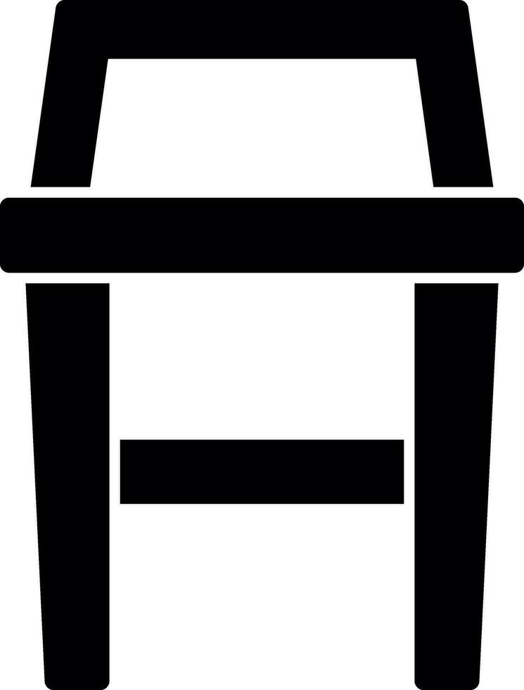 design de ícone de vetor de banquinho de bar