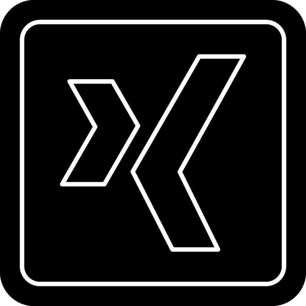 xing logotipo vetor ícone Projeto