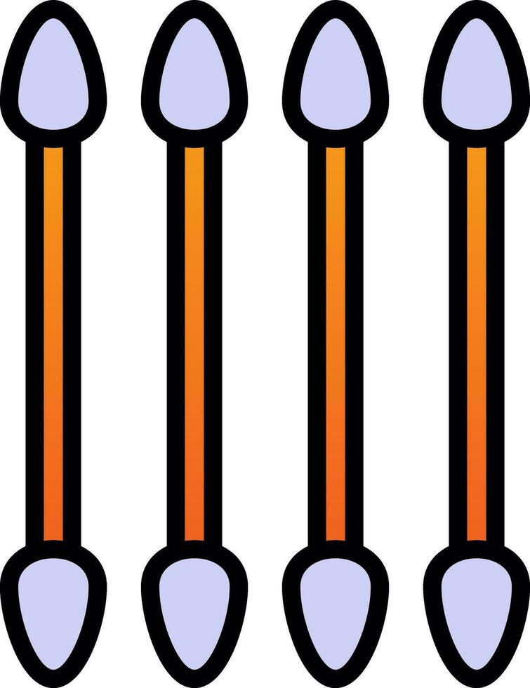 design de ícone de vetor de cotonete