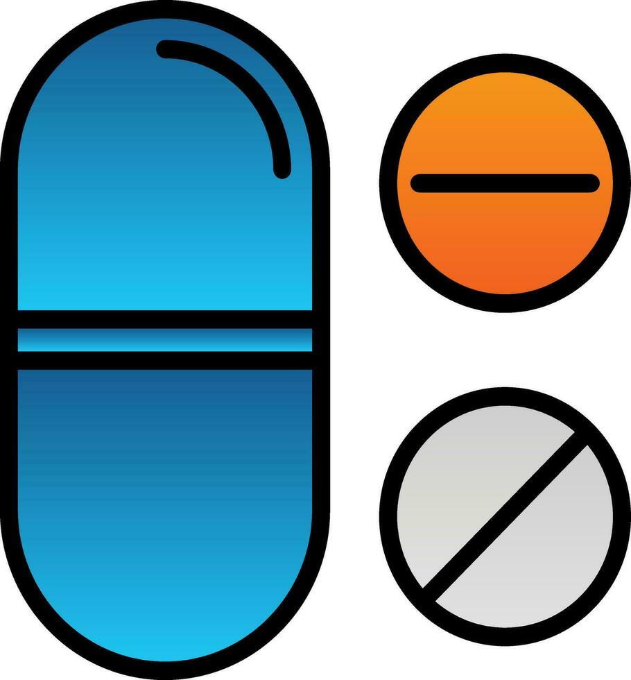 design de ícone de vetor de comprimidos