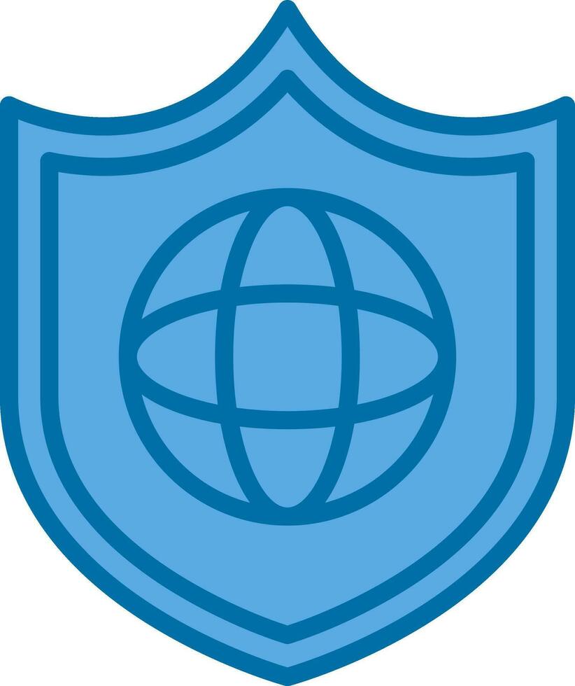 design de ícone de vetor de proteção global