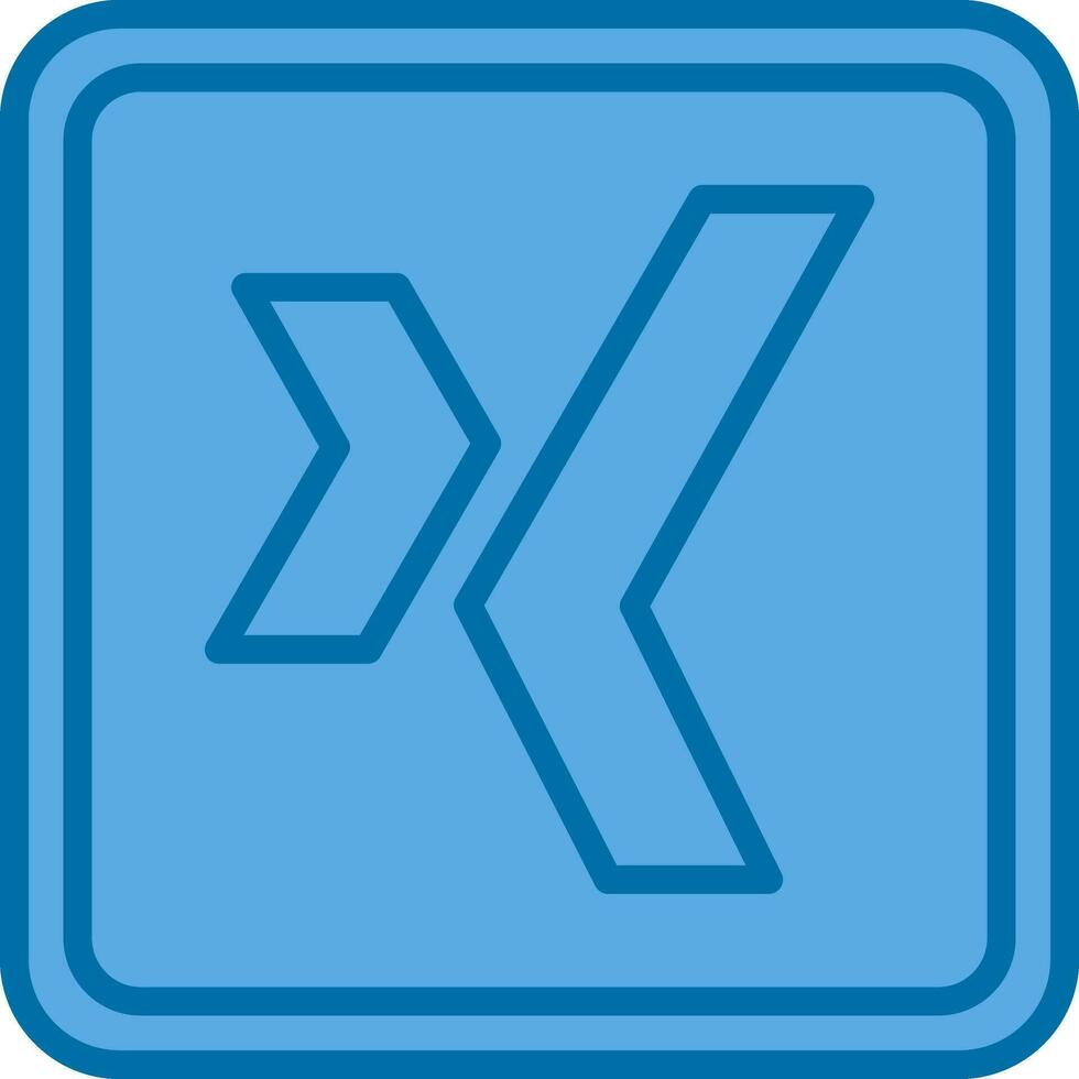 xing logotipo vetor ícone Projeto