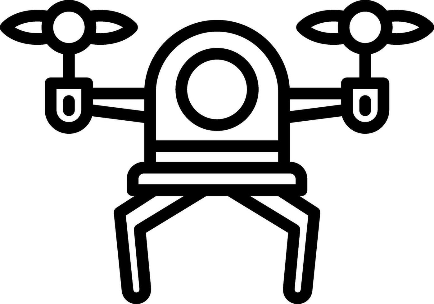 design de ícone de vetor de drone