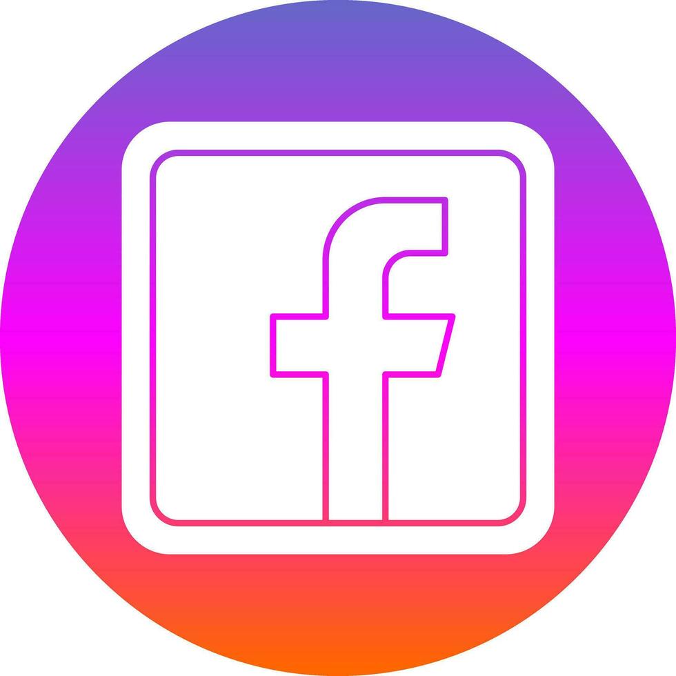 Facebook logotipo vetor ícone Projeto