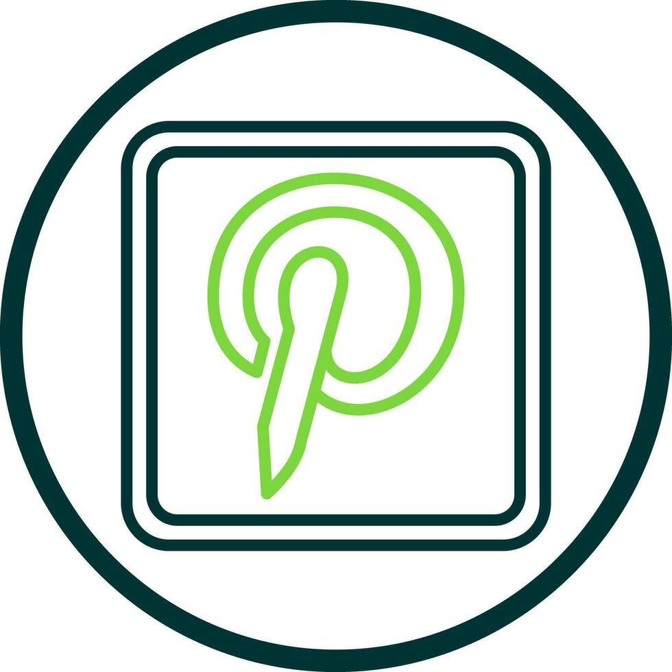 pinterest logotipo vetor ícone Projeto