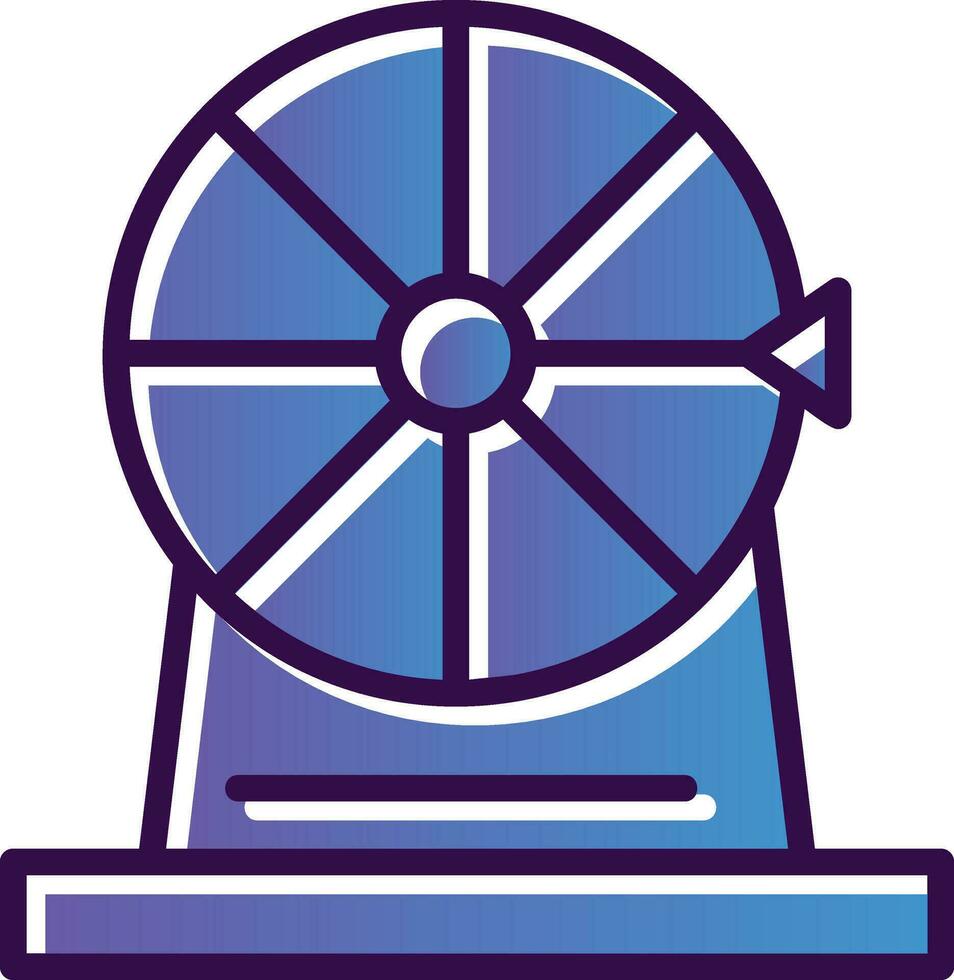 roda da fortuna vector design do ícone