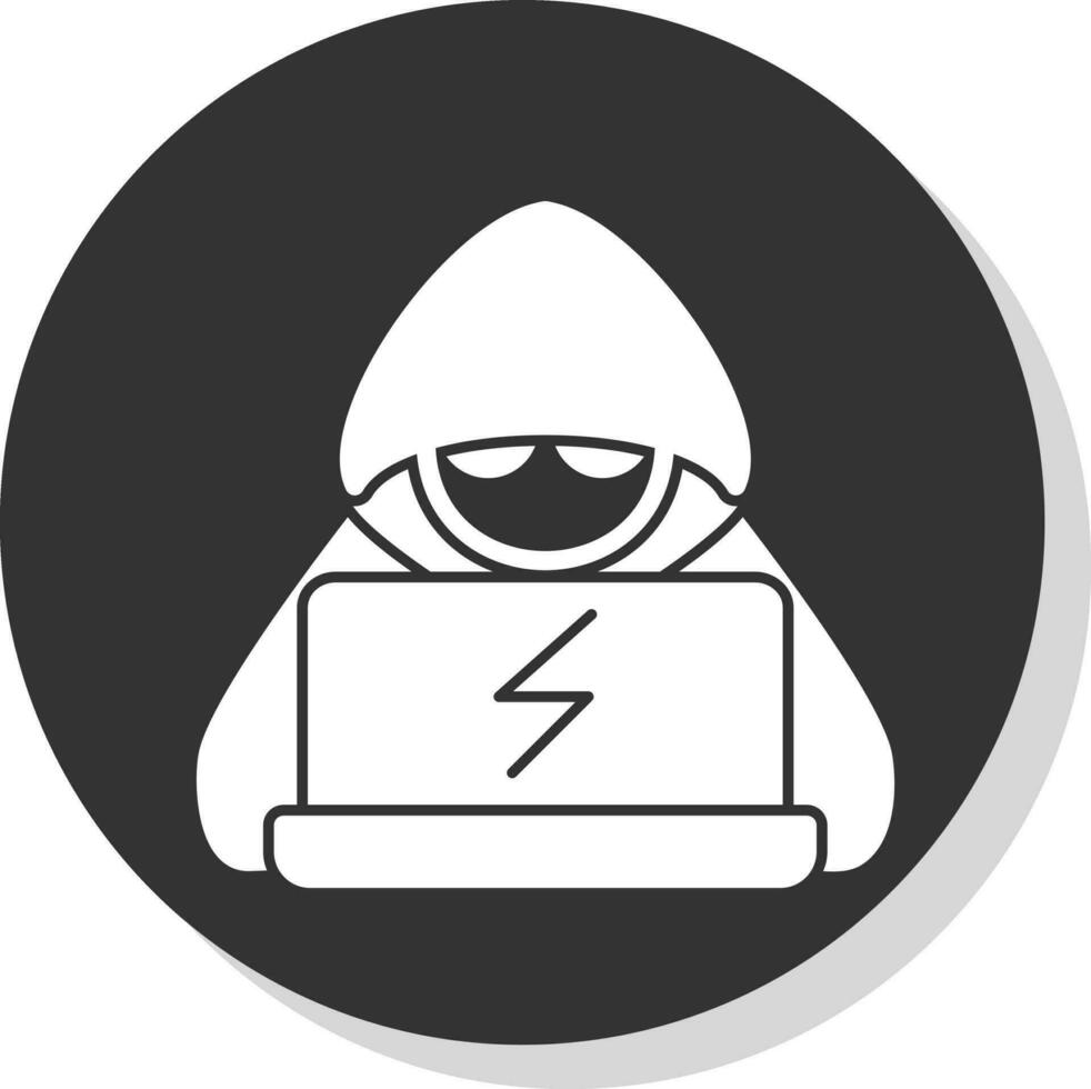design de ícone de vetor de hacker