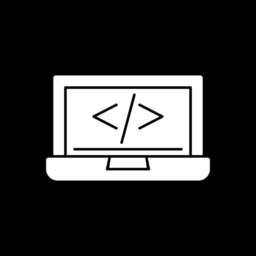 código programação vetor ícone Projeto