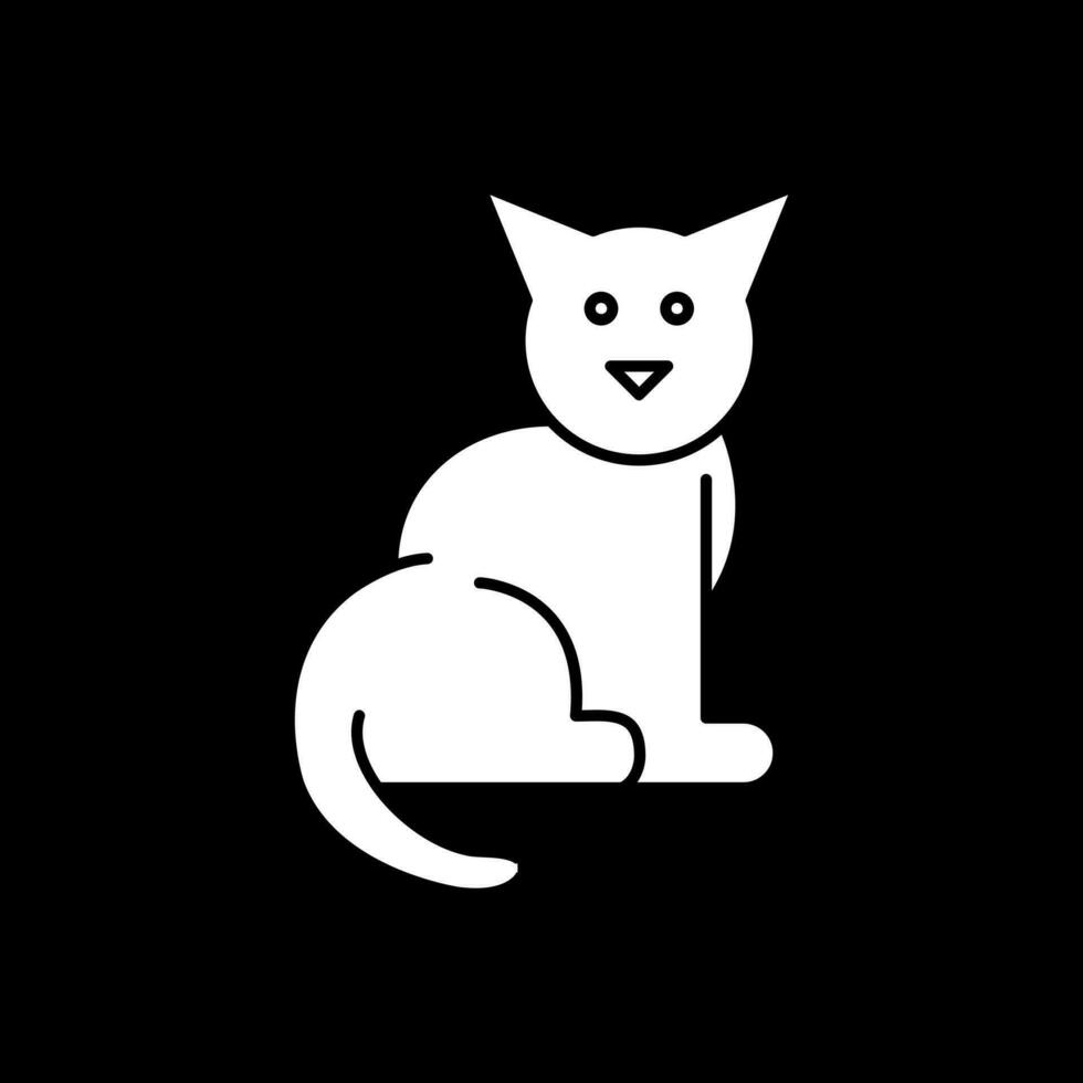 design de ícone de vetor de gato