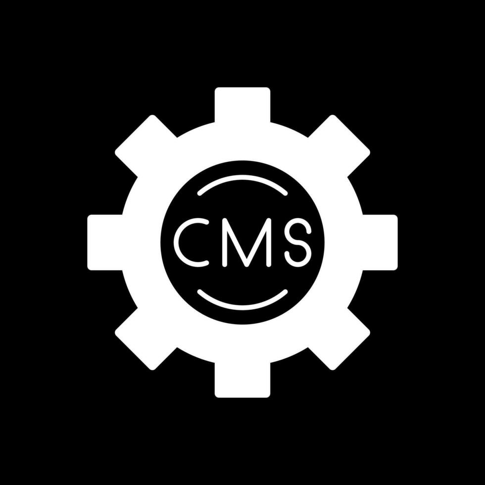 cms vetor ícone Projeto