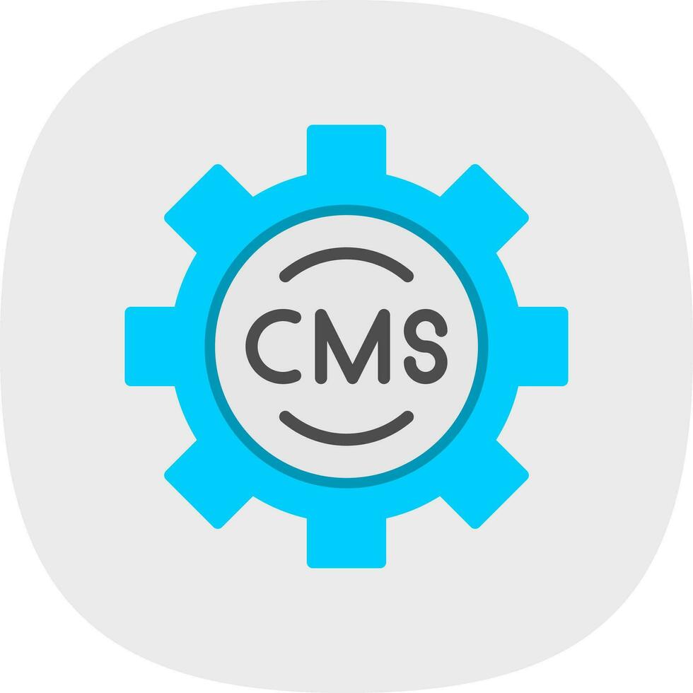 cms vetor ícone Projeto