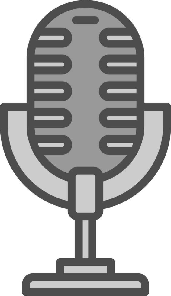design de ícone de vetor de microfone