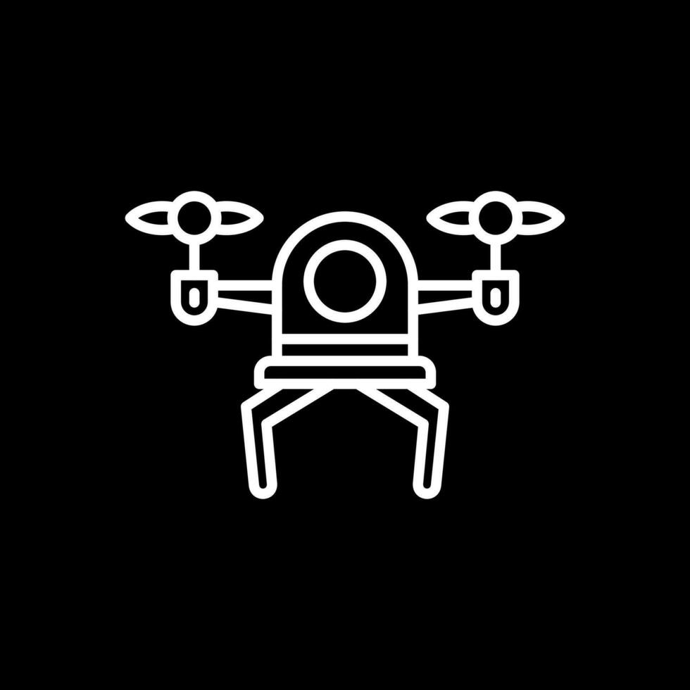 design de ícone de vetor de drone