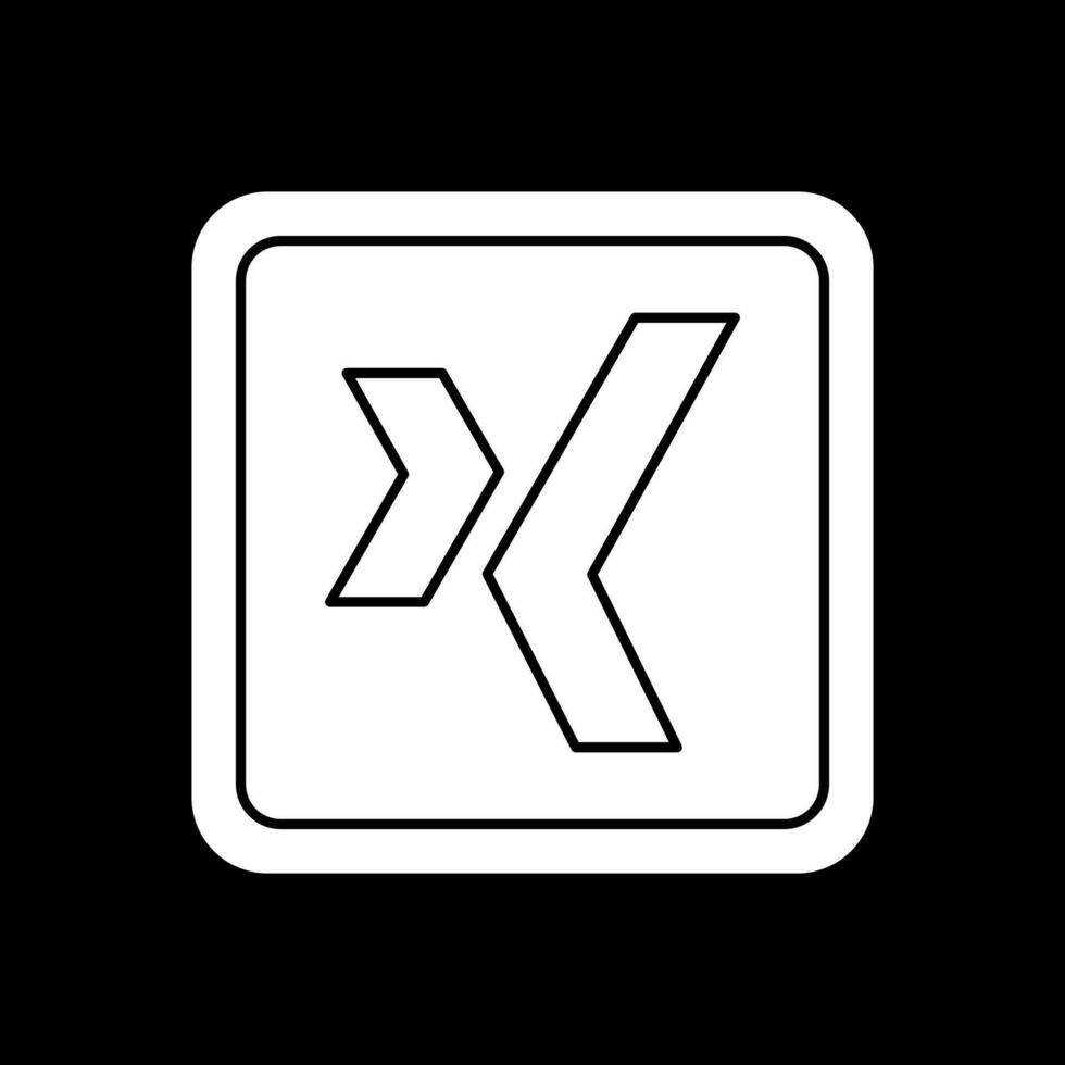 xing logotipo vetor ícone Projeto