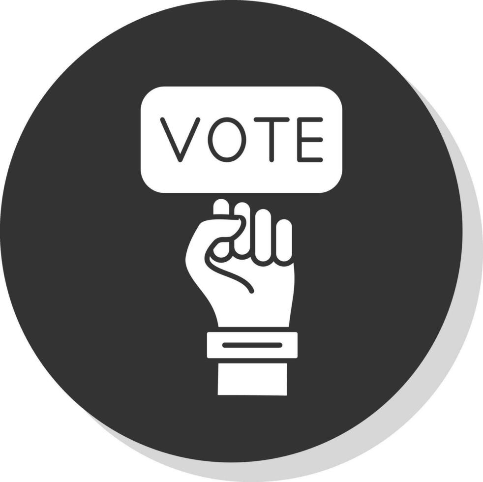 projeto de ícone vetorial de votação vetor