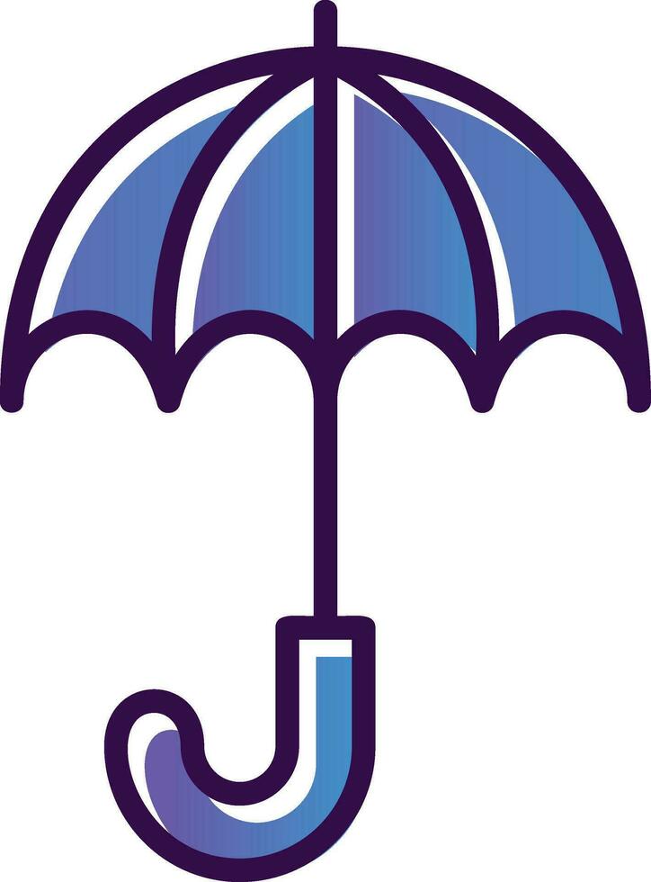 design de ícone de vetor de guarda-chuva