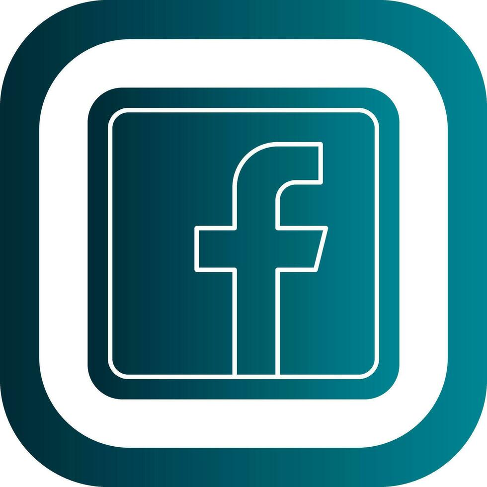 Facebook logotipo vetor ícone Projeto