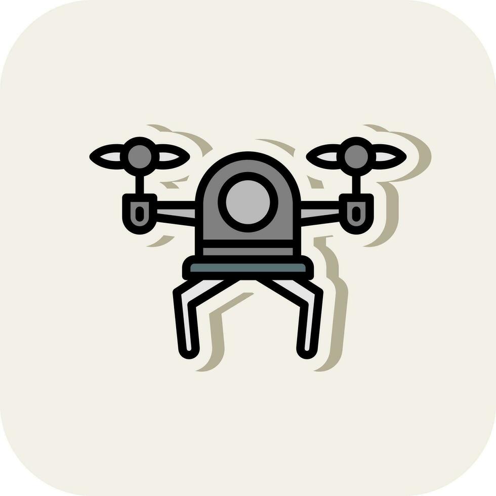 design de ícone de vetor de drone