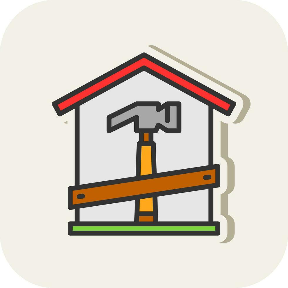 casa reparar vetor ícone Projeto