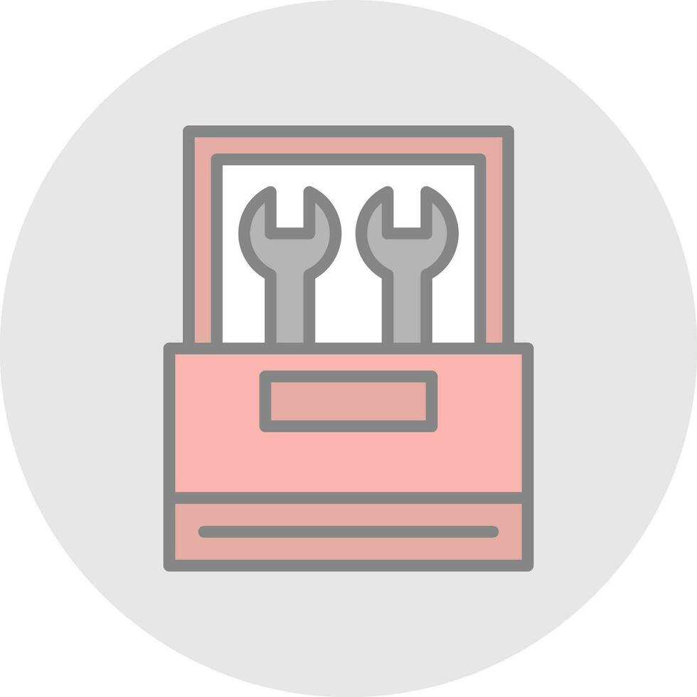 design de ícone de vetor de caixa de ferramentas