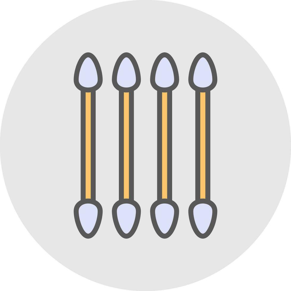 design de ícone de vetor de cotonete