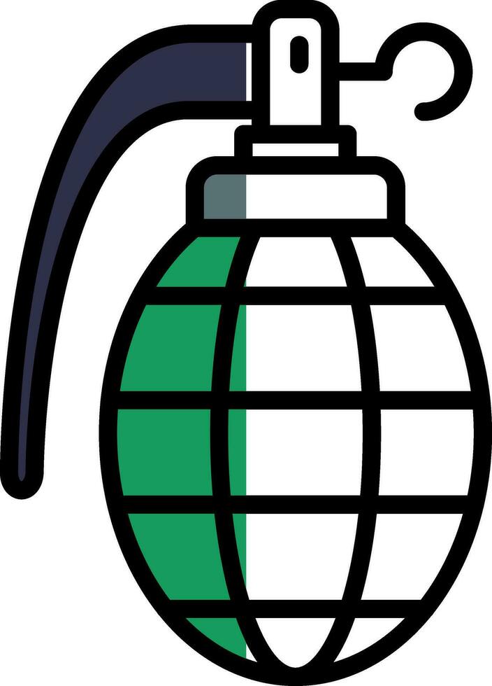 design de ícone de vetor de granada
