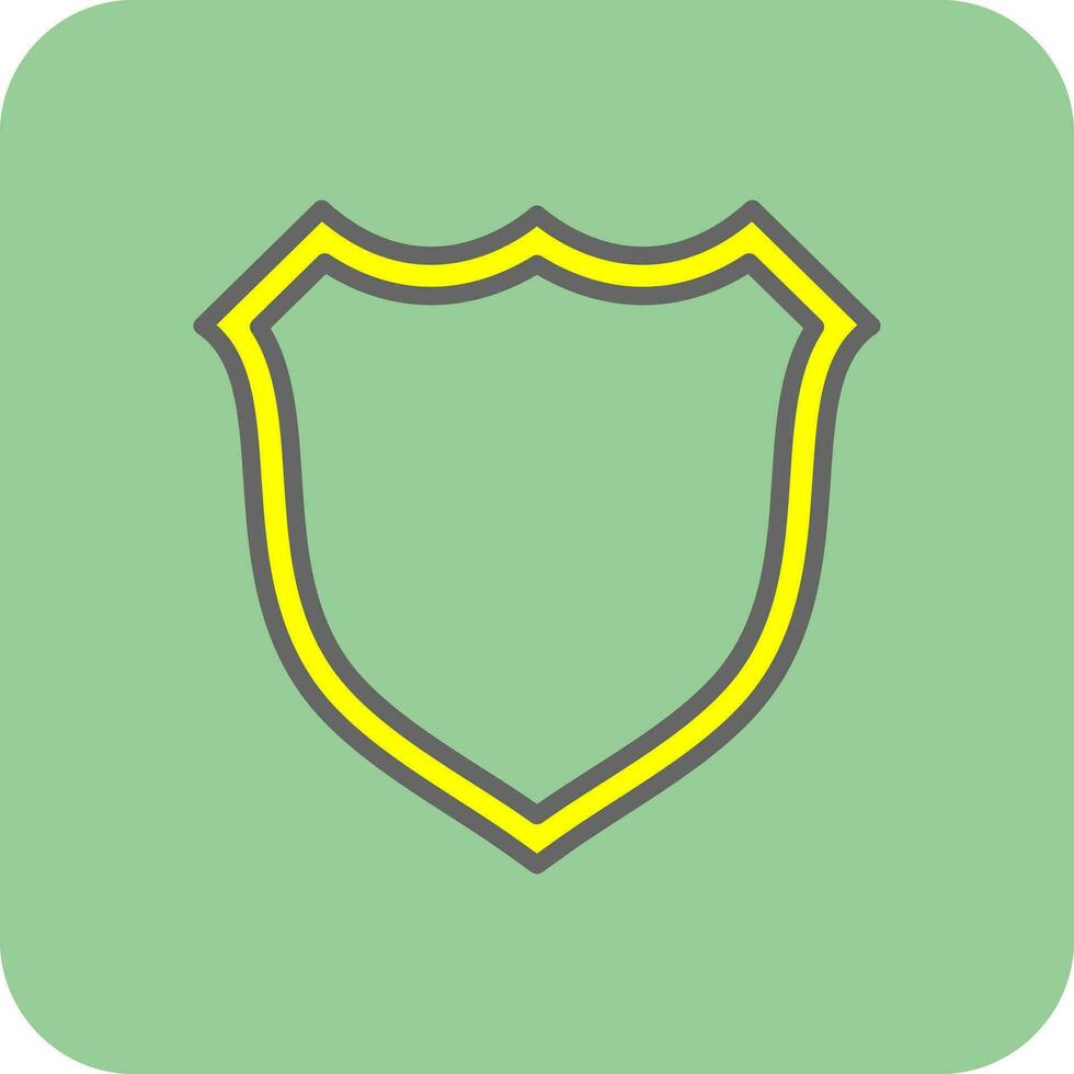 design de ícone de vetor de escudo