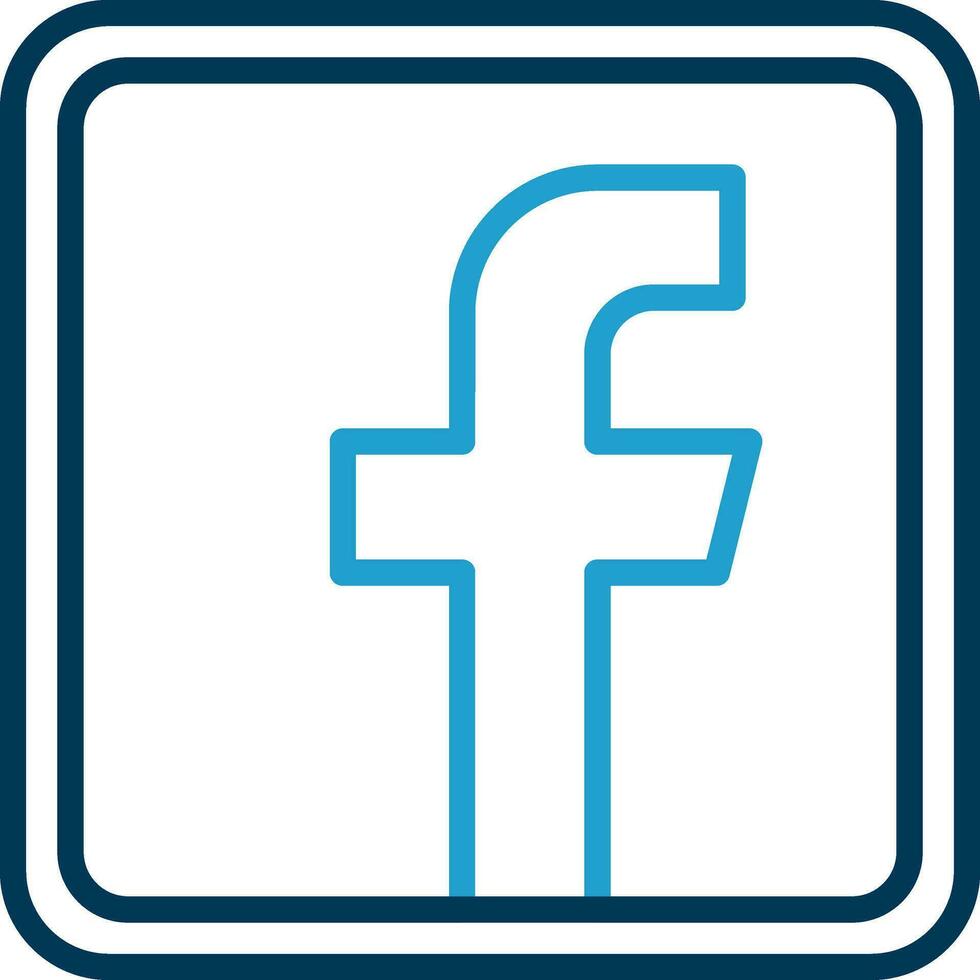 Facebook logotipo vetor ícone Projeto