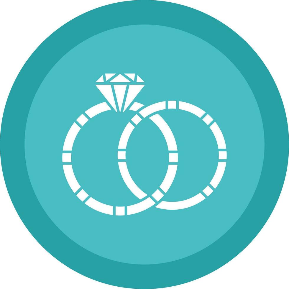 design de ícone de vetor de anel
