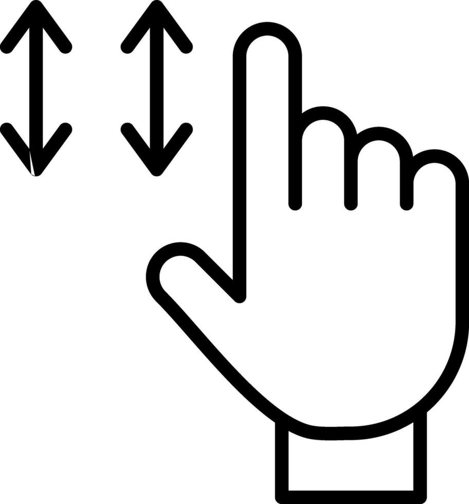 design de ícone de vetor de mão