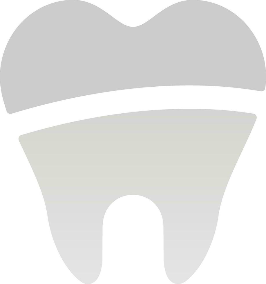 dental o preenchimento vetor ícone Projeto