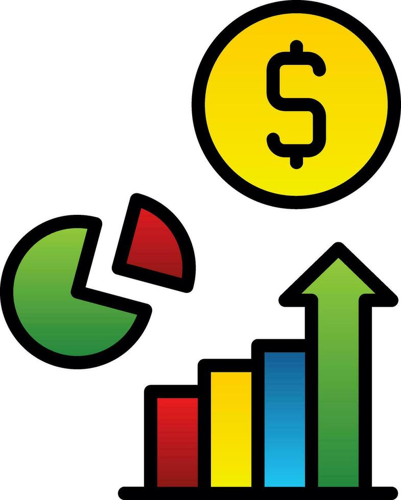design de ícone de vetor de crescimento de negócios