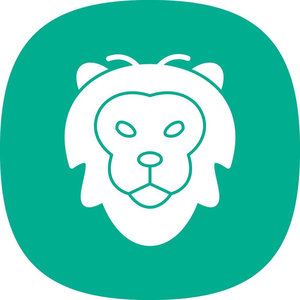 design de ícone de vetor de leão