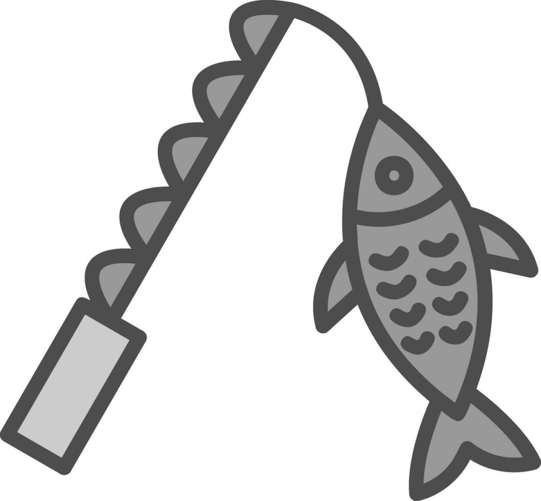 design de ícone de vetor de pesca