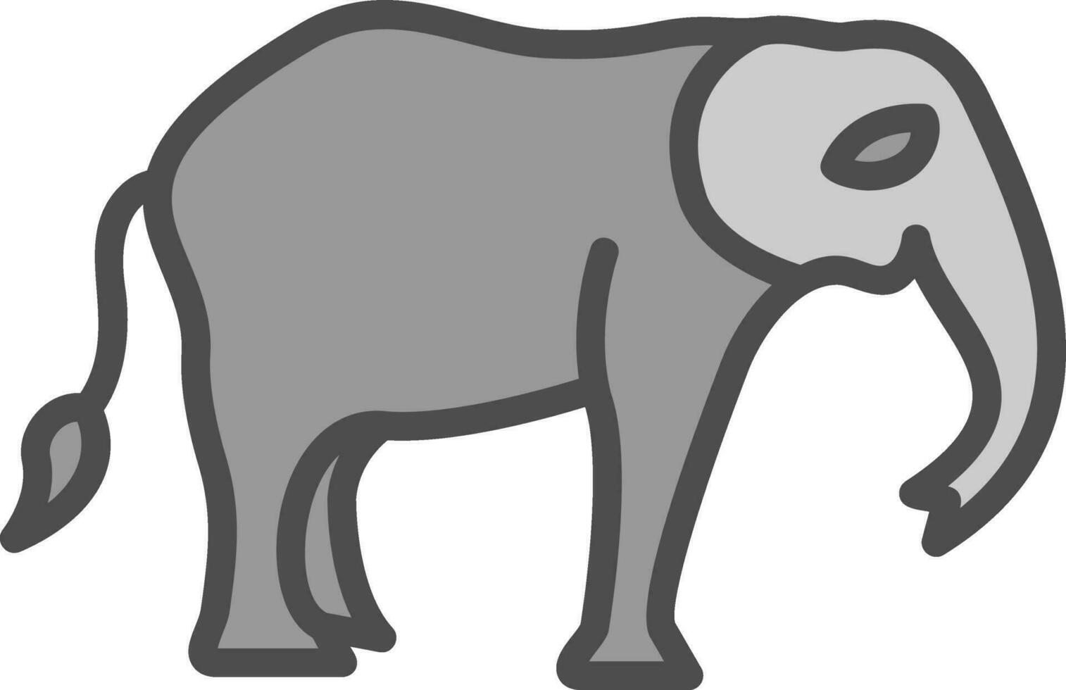 design de ícone de vetor de elefante