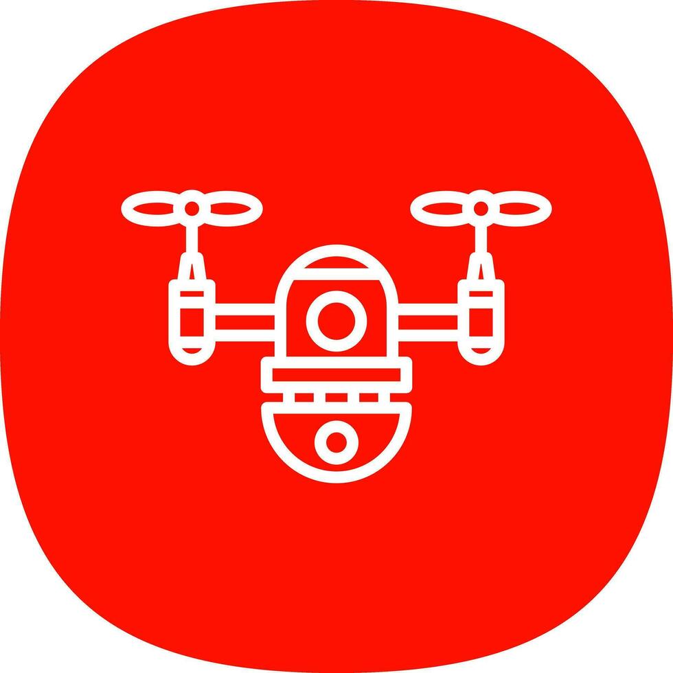 design de ícone de vetor de drone