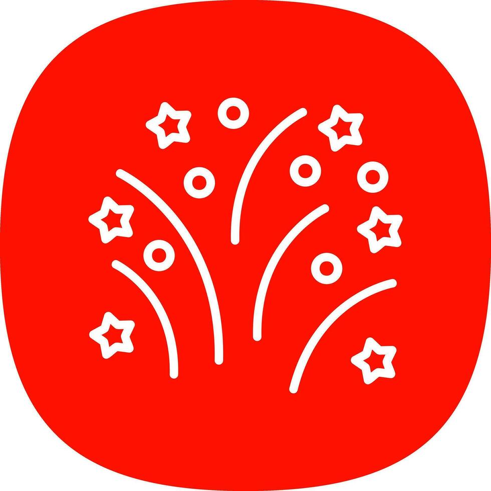 design de ícone de vetor de fogos de artifício